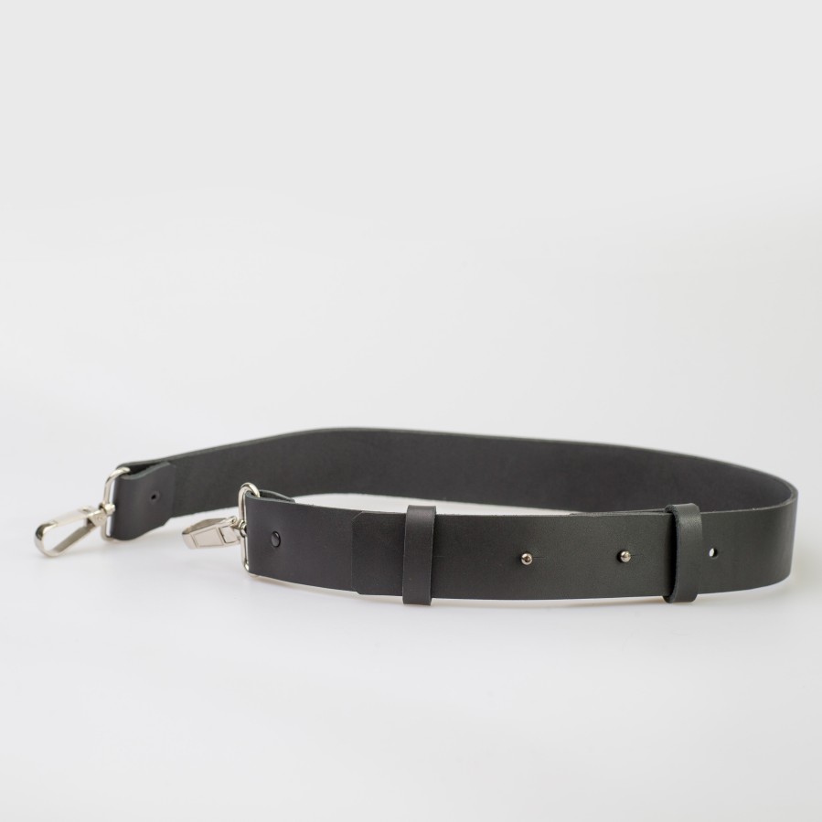 Wide leather strap